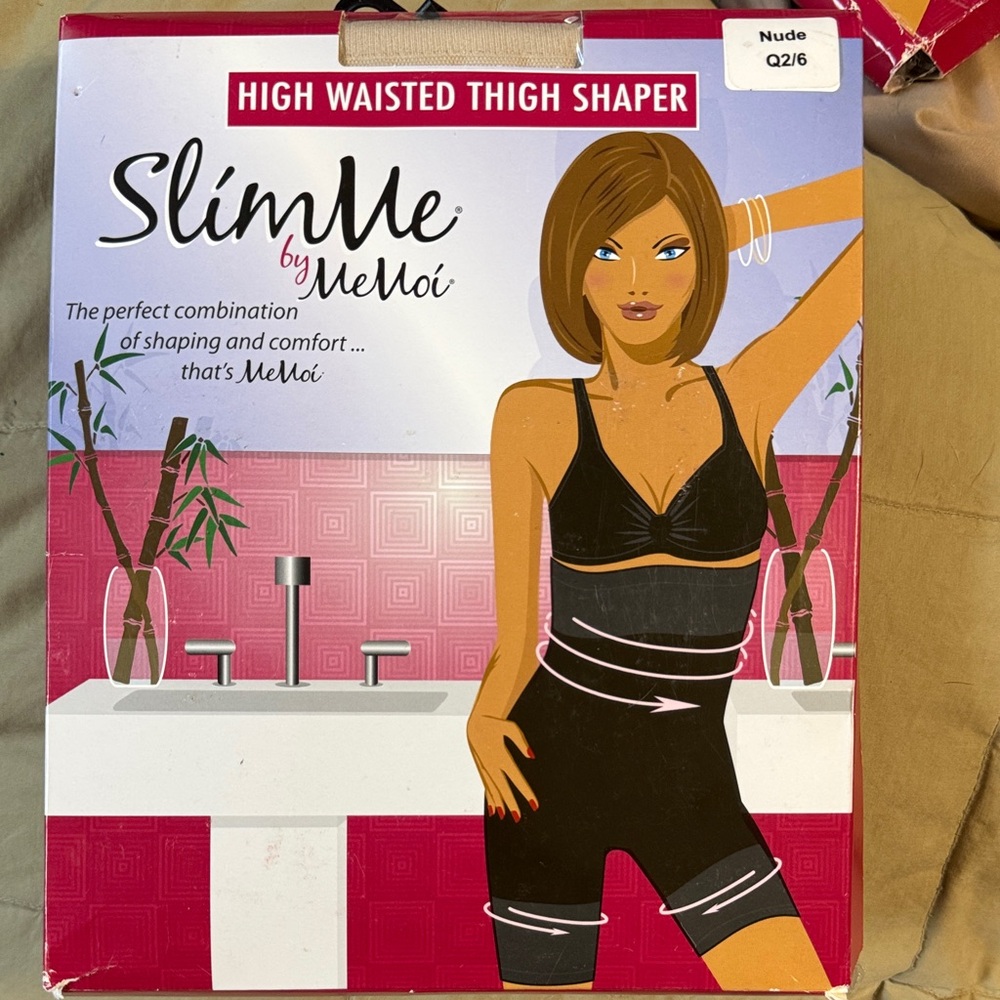 SlimMe by MeMoi High Waisted Thigh Shaper - Nude